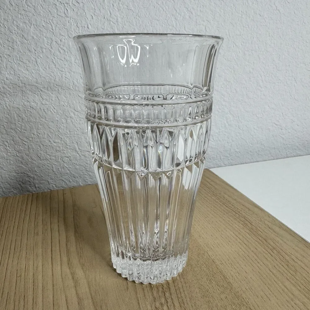 Titan Mikasa Highball 6 Inch Glasses Ribbed Nice Preowned Condition Replacement